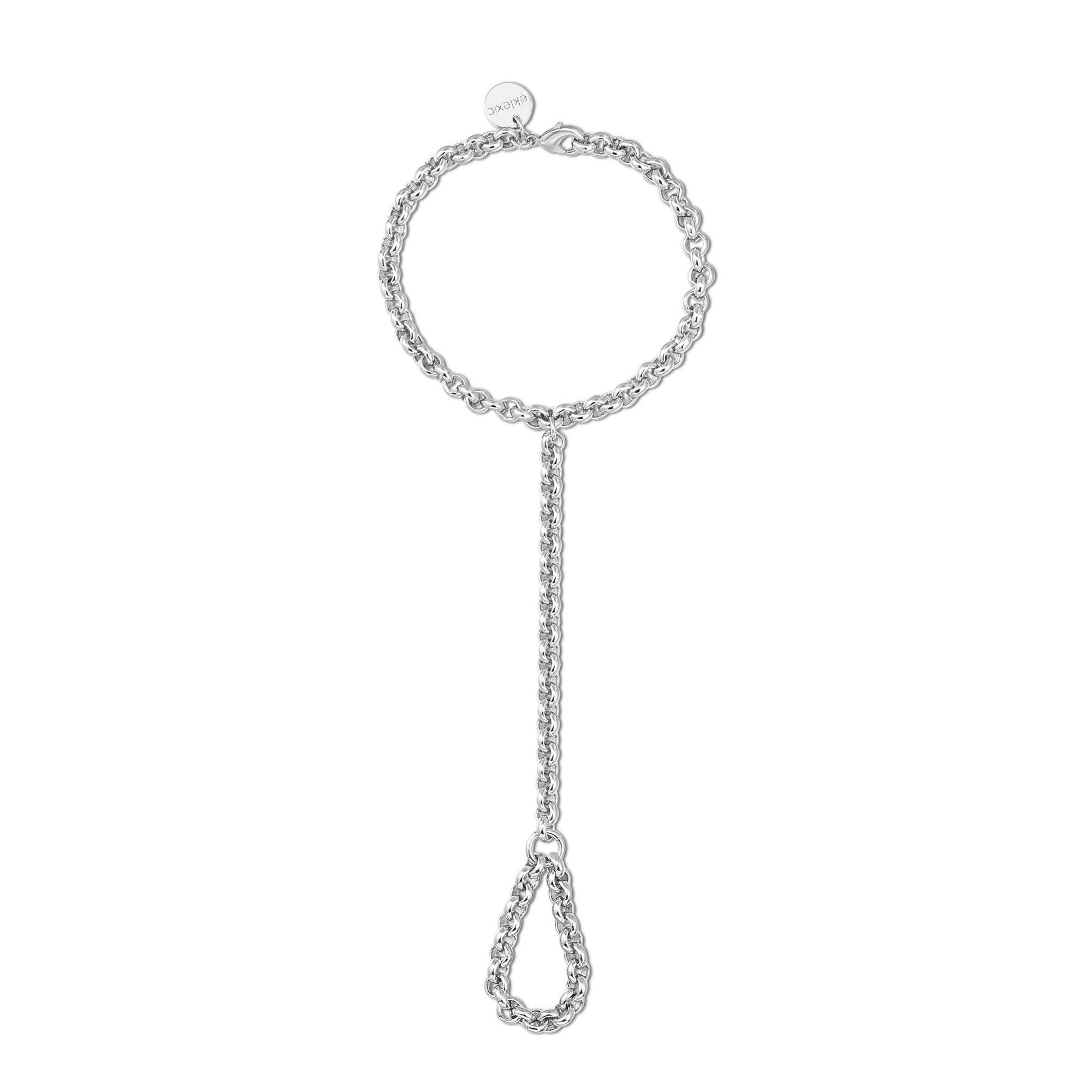Eklexic - Wholesale Link & Chain Bracelet - Raya Hand Chain3