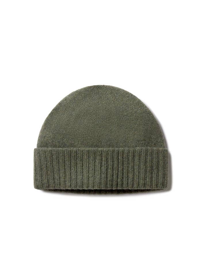 Cashmere Ribbed Hat for wholesale by Pura Cashmere