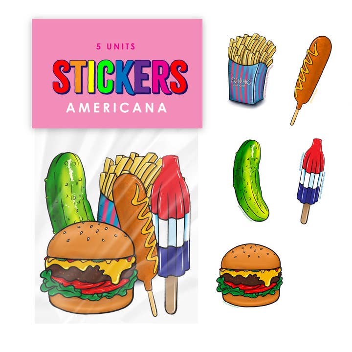 Alexis Nikole - Wholesale Sticker - Americana Sticker Pack1
