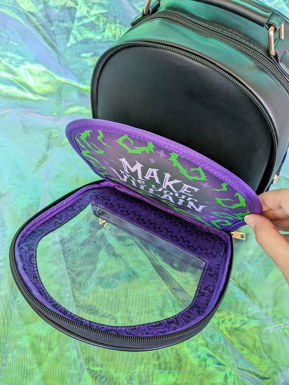 Rainbow Space Unicorn – wholesale Backpack – Women's – Cursed Black Ita Backpack Handbag3