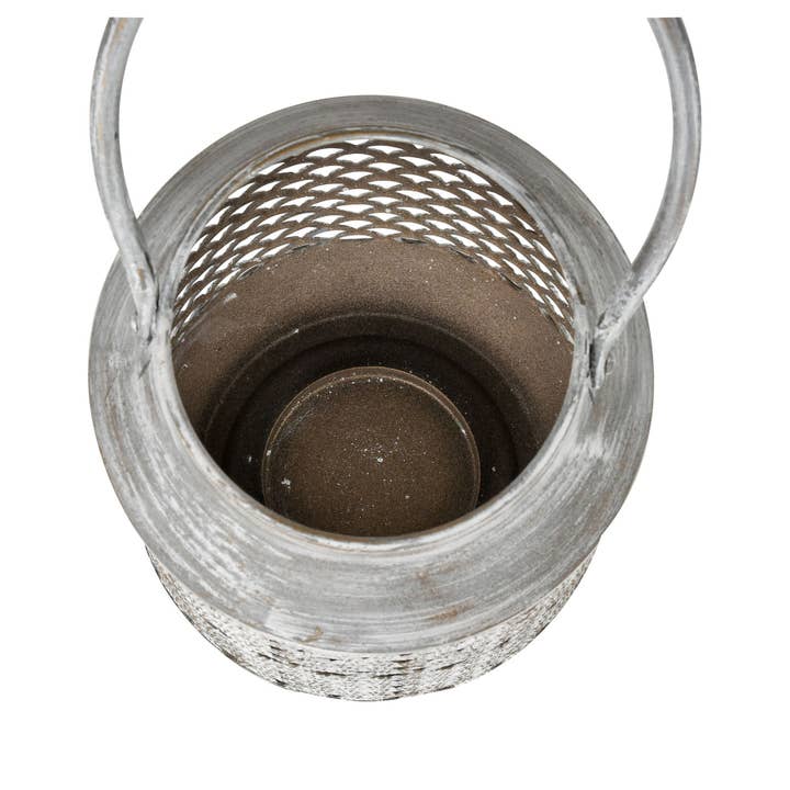 Rawmarsh Lantern - Small - Aged Silver for wholesale on Faire6