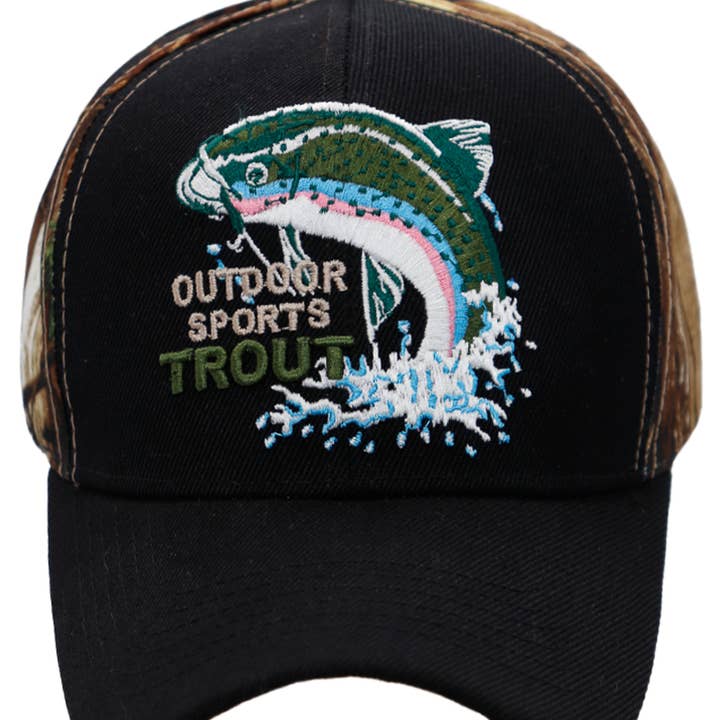 Cap Zone - Vente Casquette de baseball – unisexe - Casquette de baseball camouflage pour chasse et pêche à la truite et au bar7