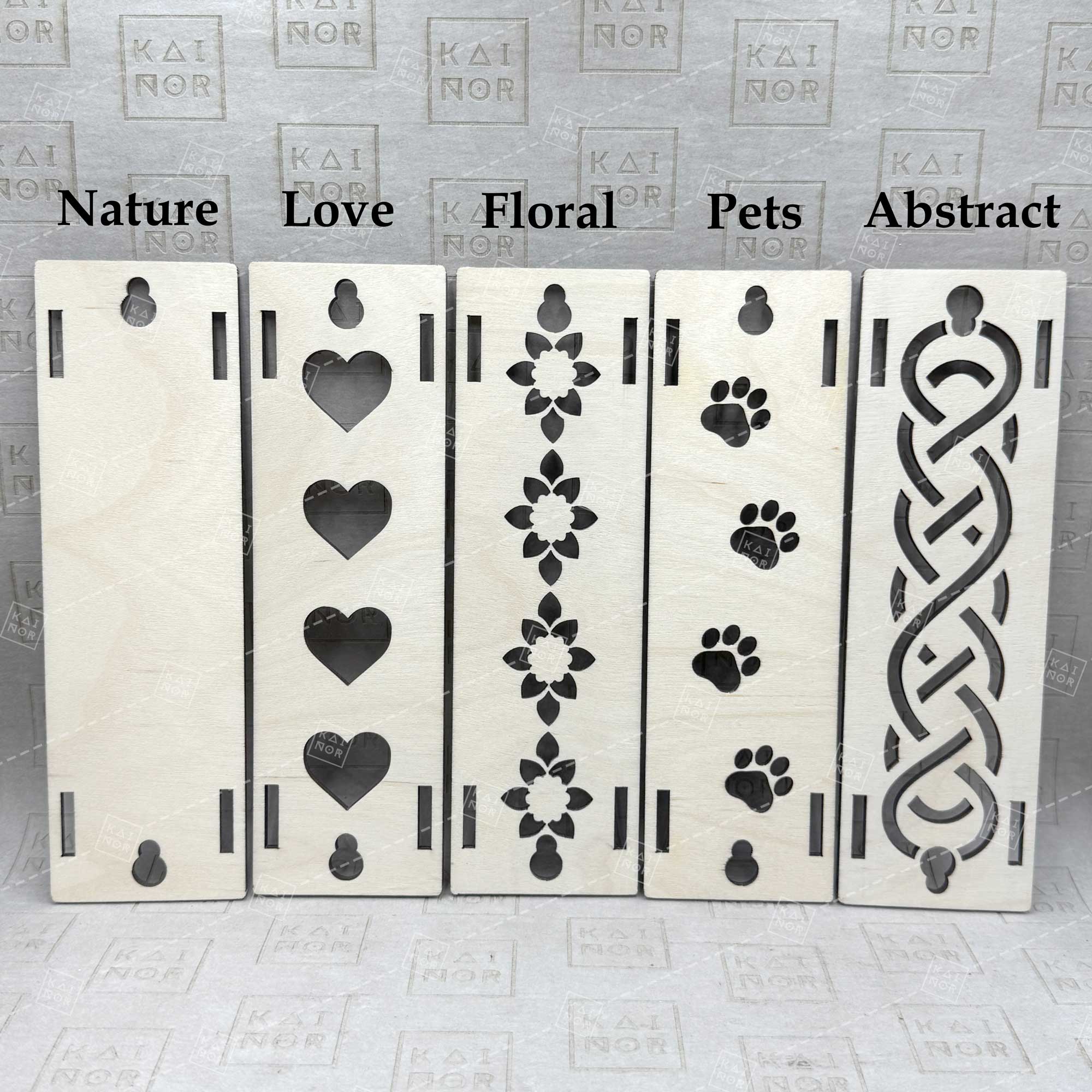 Kainor - Wholesale Knitting/Crochet Supplies - Knitting needle organizer 2-10mm EU/US Sizes Brown2