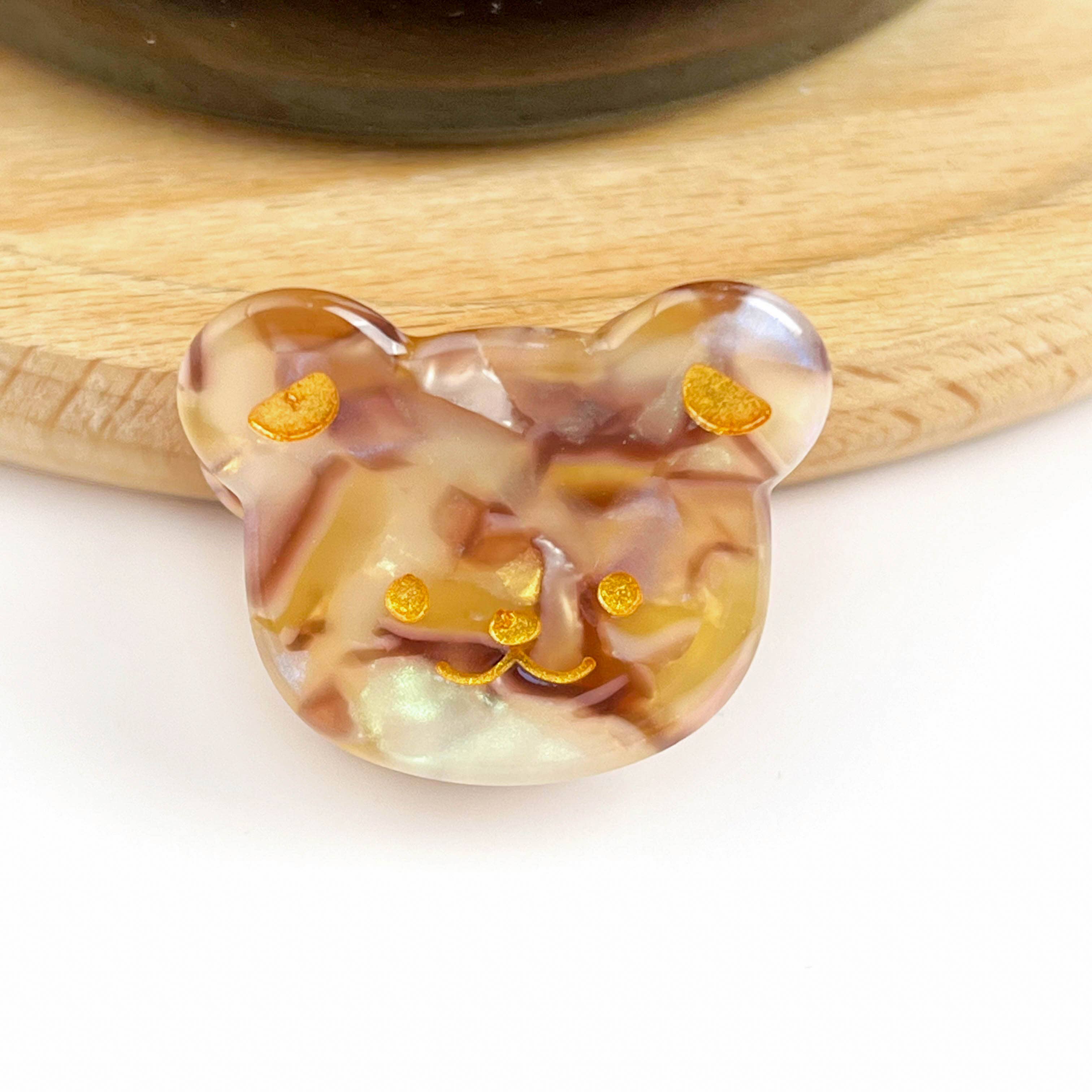 TheDivaSoap - Wholesale Hair Clip - Kids - Cute Bear Head Mini Claw Clip, Acetate Children's Hair Clip1