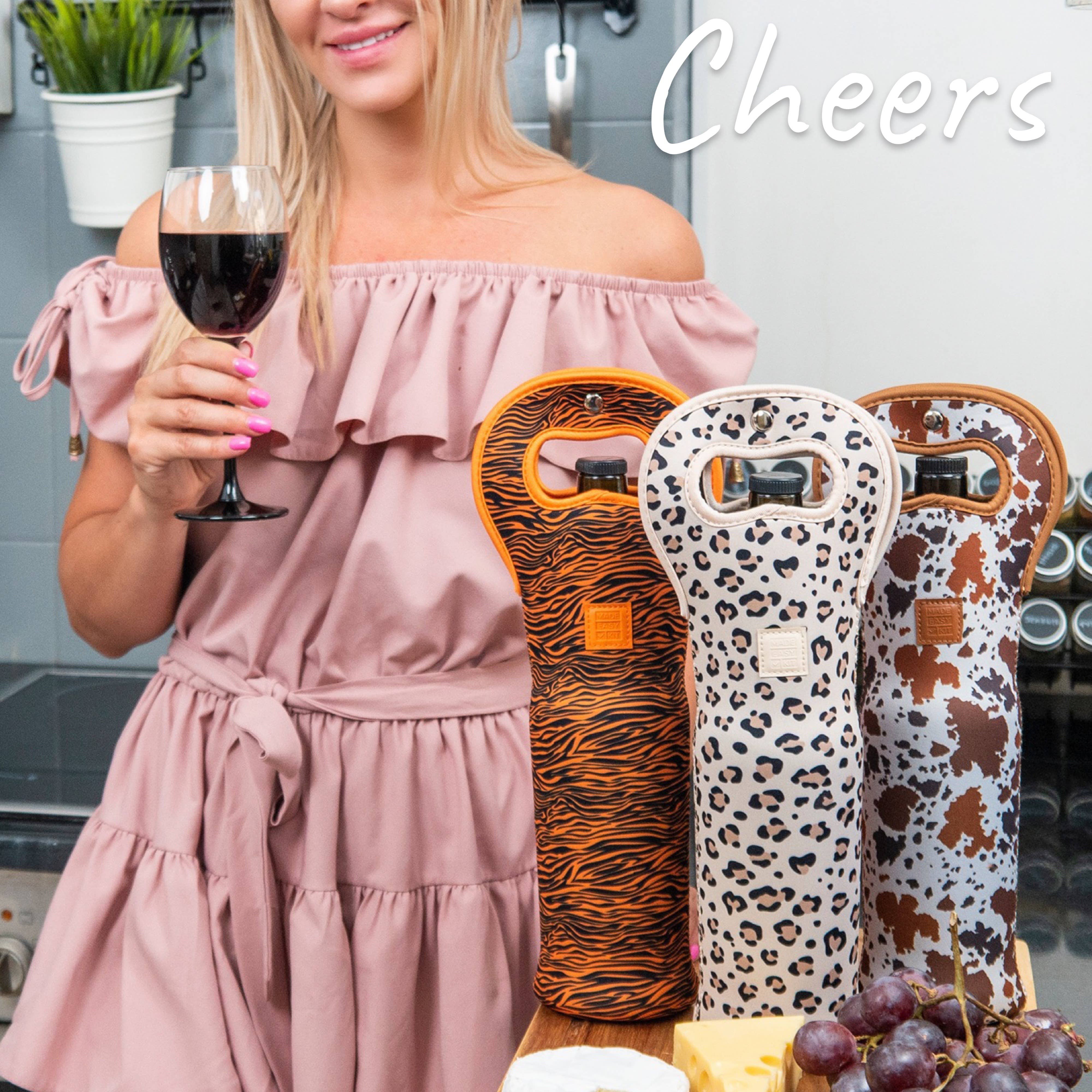 MADE EASY KIT – wholesale Wine tote – Made Easy Kit Insulated Wine Tote Neoprene Carrier Set of 327