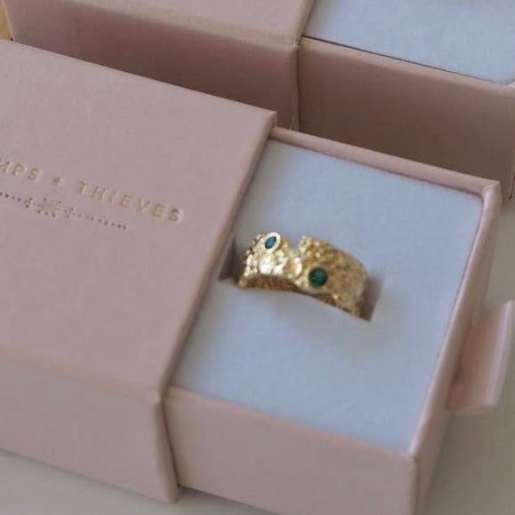 Tramps+Thieves – Anel de cocktail/declaração por atacado – Anel Vaer Ver3