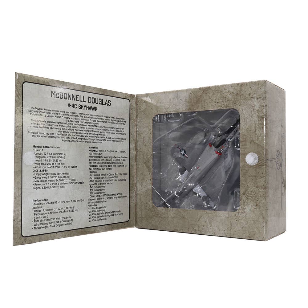 Motor City Classics, Inc. - Wholesale Decorative Tabletop Object - 1:72 Scale McDonnell Douglas A-4C Skyhawk Diecast Model1