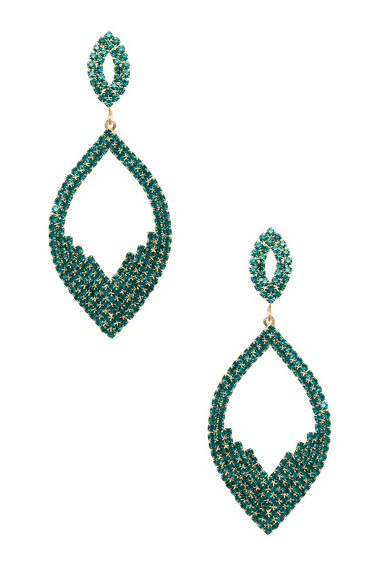 Artini Accessories – Brincos de argola por atacado – Brincos de Candelabro com Pedras de Fantasia para Festas0