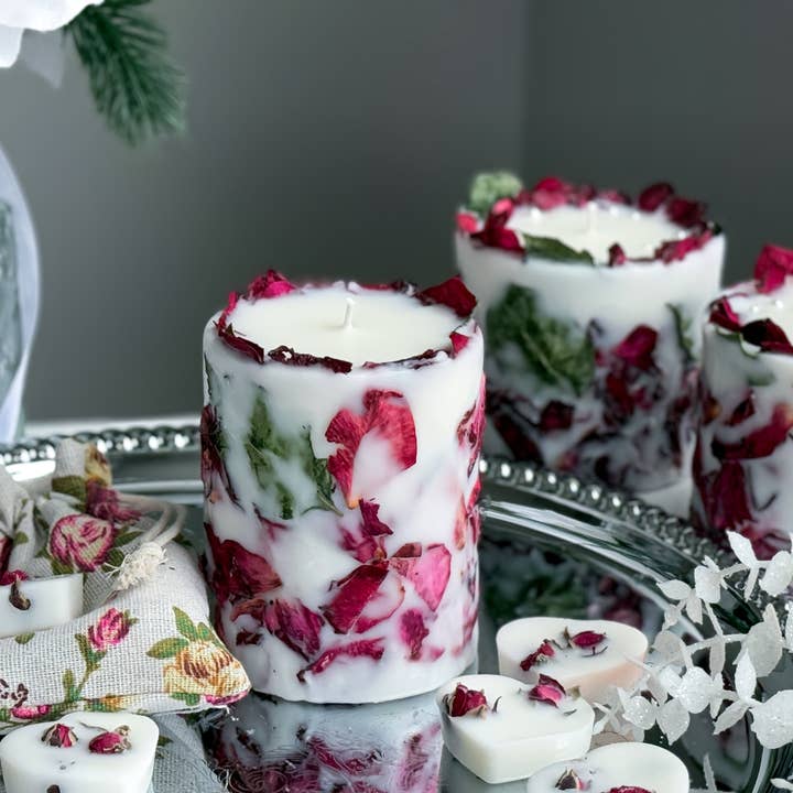 VR.candle - Wholesale Pillar Candle - Rose Petal Candle: Valentine's and Mother's day gifts6