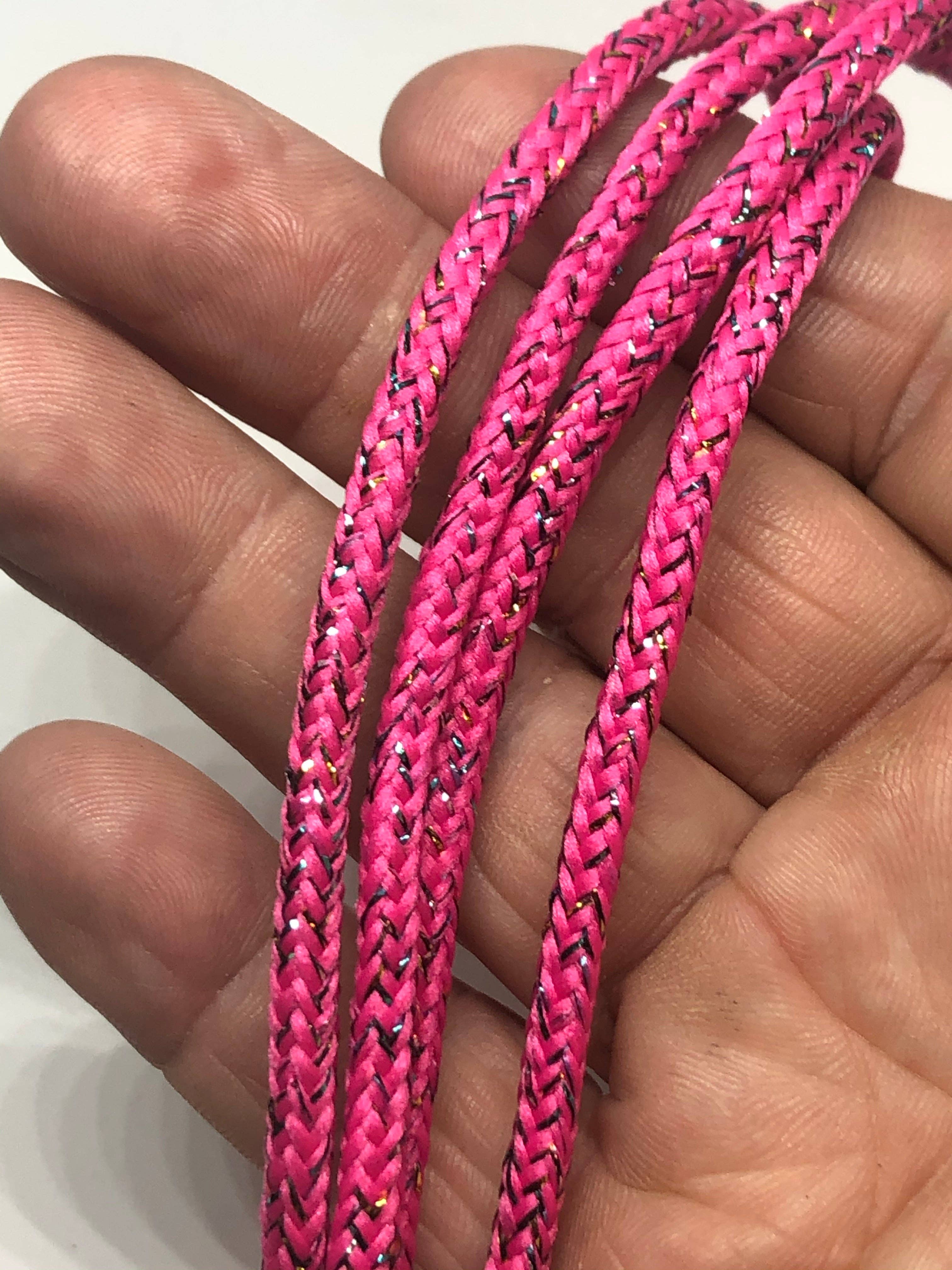 The Shoelace Factory - Wholesale Shoelaces - Unisex - Round Shoelaces - Pink Sparkle1