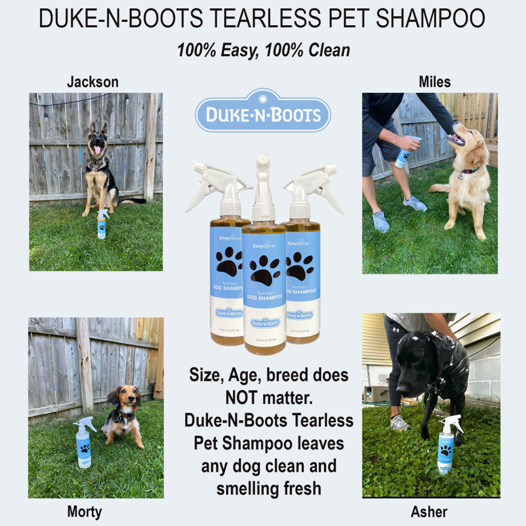 Duke-N-Boots - Wholesale Pet Shampoo - Dog - EasySpray Tearless Pet Shampoo6
