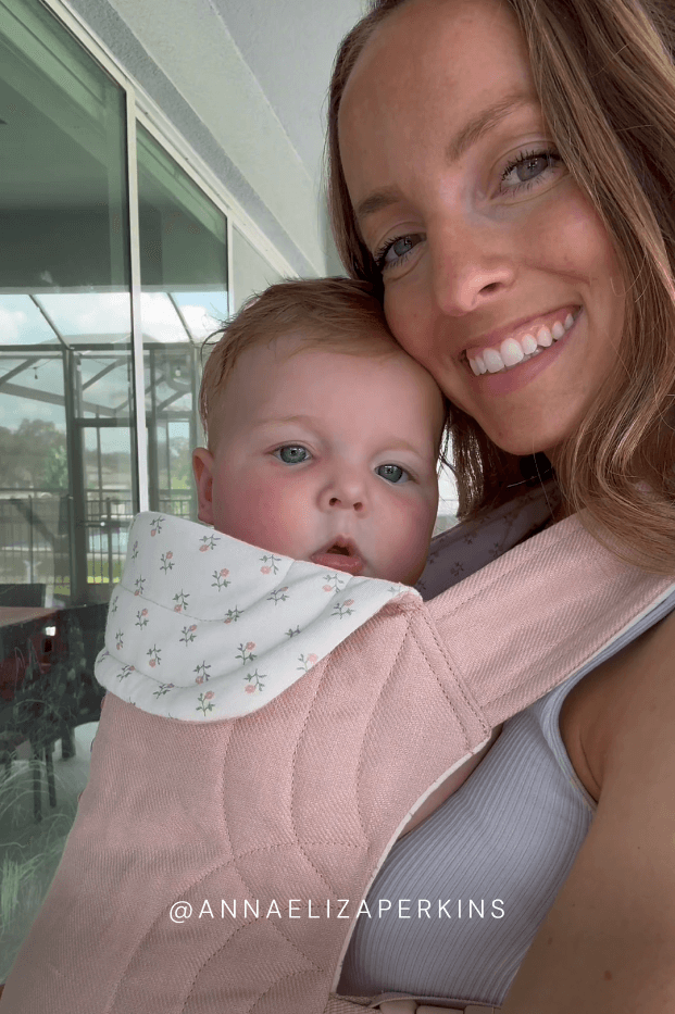 Solly Baby - Wholesale Baby Carrier - Blush Floret Buckle Carrier7