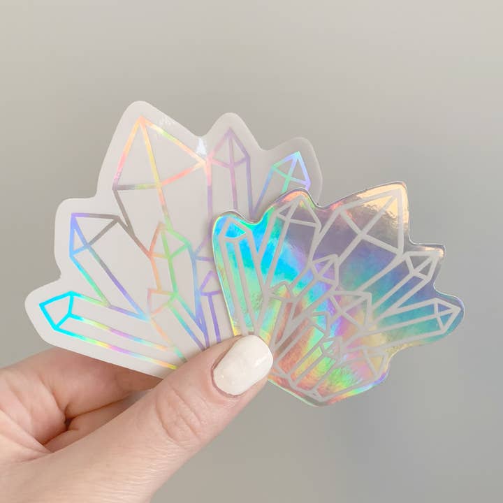 Lemon Press Studio - Wholesale Sticker - Holographic Crystal vinyl sticker4