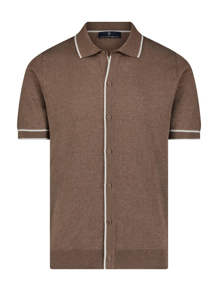 Polo à boutons Vizon Viti complet pour la vente par Luchiano Visconti