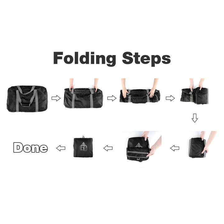 wandf - Wholesale Weekender bag – Unisex - Foldable Large Bulk Duffle Bag 24" With Shoe Compartment3