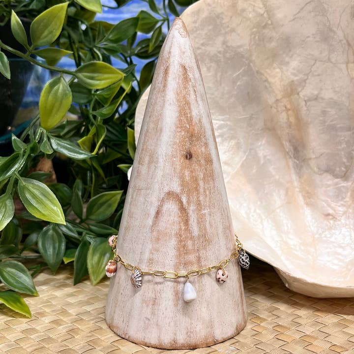 Kaleolani Charm Bracelet for wholesale by Driftwood Dreams Hawai'i