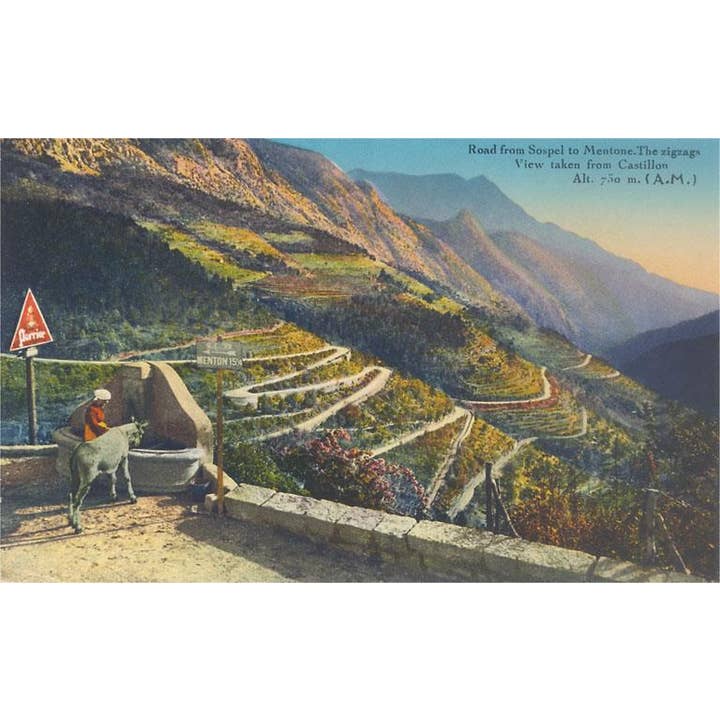Found Image Press - Wholesale Sticker - Sticker MF-889 Road in Maritime Alps