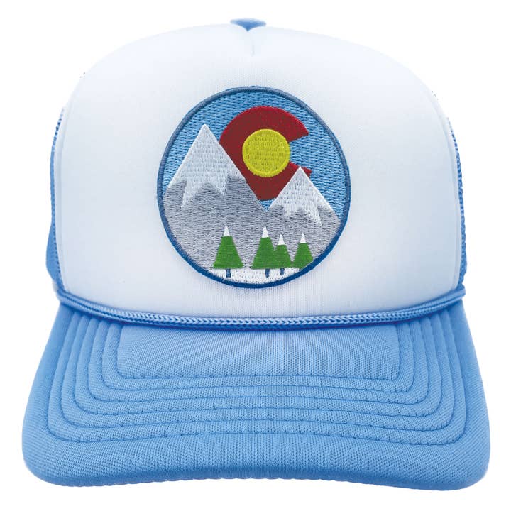 Hey Mountains - Vente Chapeau – enfant - Casquette Trucker Enfant Colorado Montagne C3
