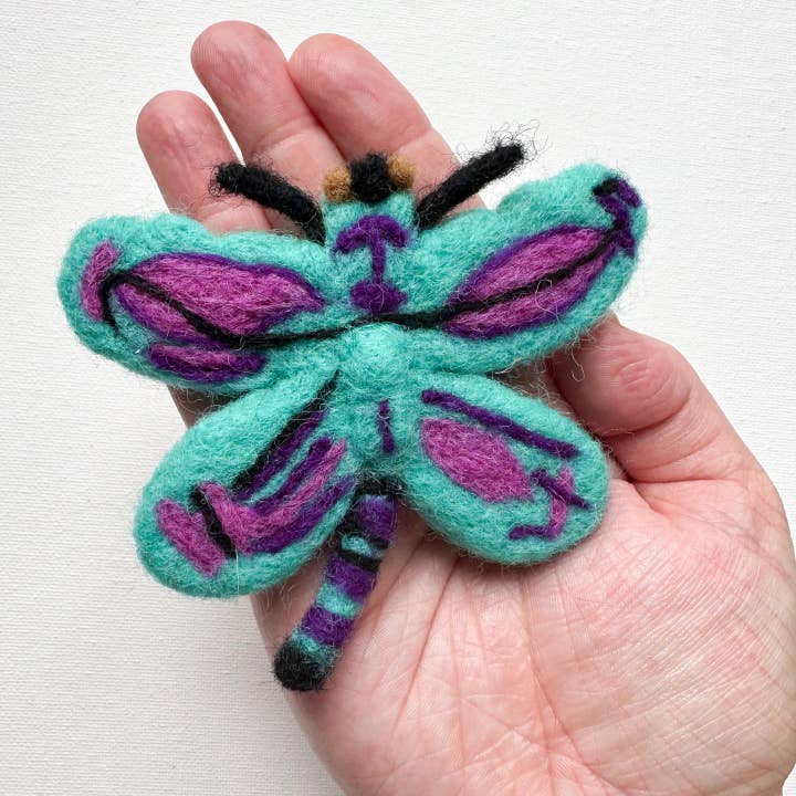 One Felt Dragonfly for wholesale by Sewing Seeds Play