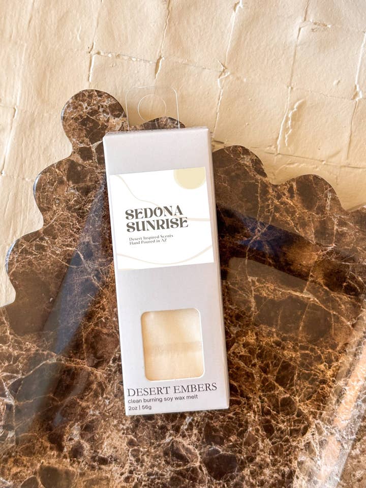 Sedona Sunrise Desert Tema Eco Friendly Snap Bar Cera da Sciogliere per la vendita all'ingrosso da parte di Desert Embers, LLC
