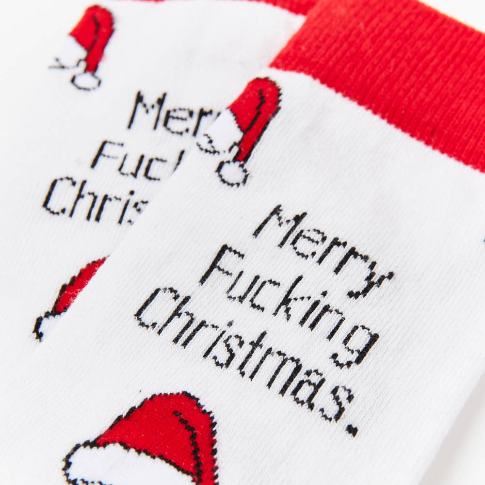 Urban Eccentric – wholesale Strumpor - Unisex – REA Unisex Merry Fucking Christmas Strumpor2