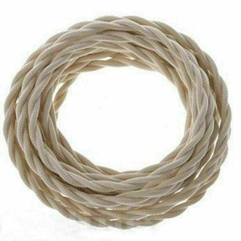 Ledsone - Wholesale Craft Supplies - 2 Core Braided Fabric Twisted and Round Cable Lighting Flex19