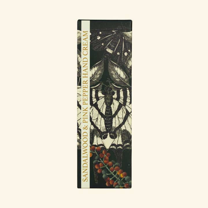 Kew Gardens Sandalwood and Pink Pepper Hand Cream for wholesale by The English Soap Company