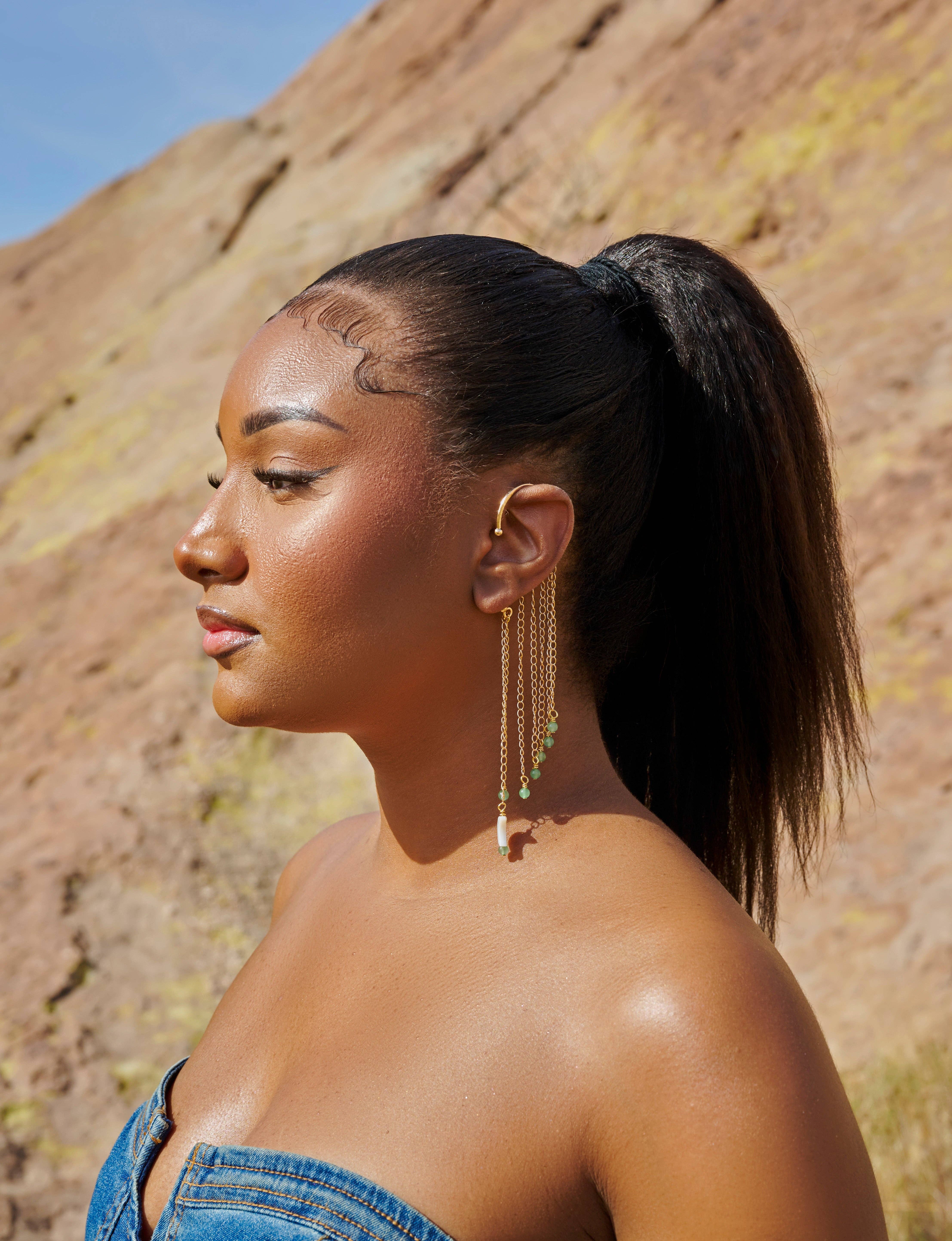 XTRA by Stacey - Wholesale Cuff/Wrap Earrings - The Ravynne Ear Wrap6