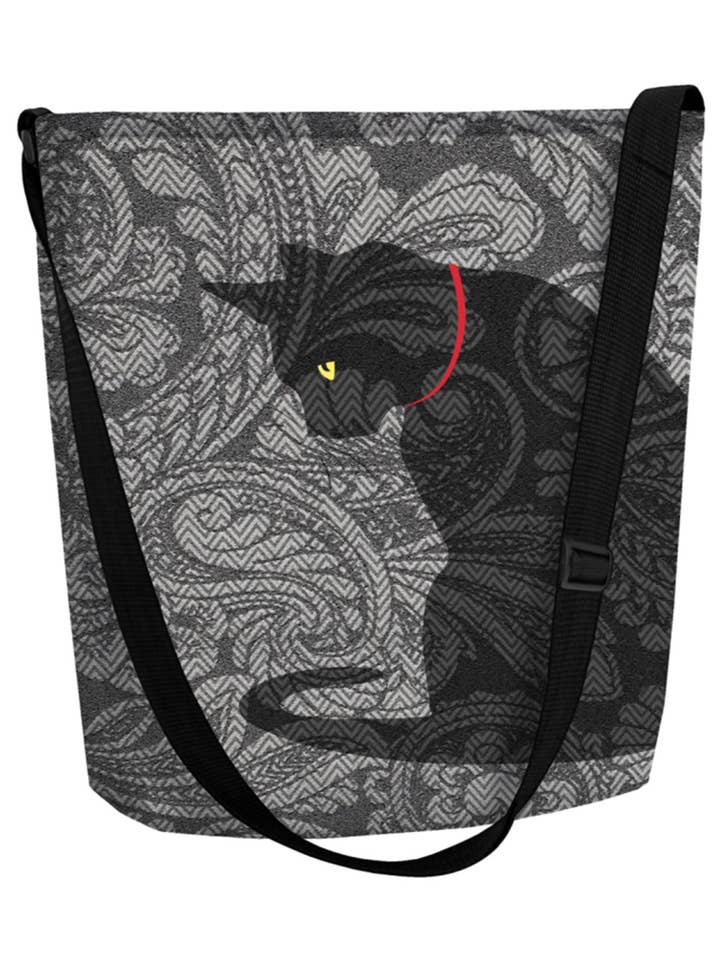 Bolso de hombro Kleks Funky Bertoni Line de fieltro gris para venta al por mayor de IngrossoBertoni by INCI Srl