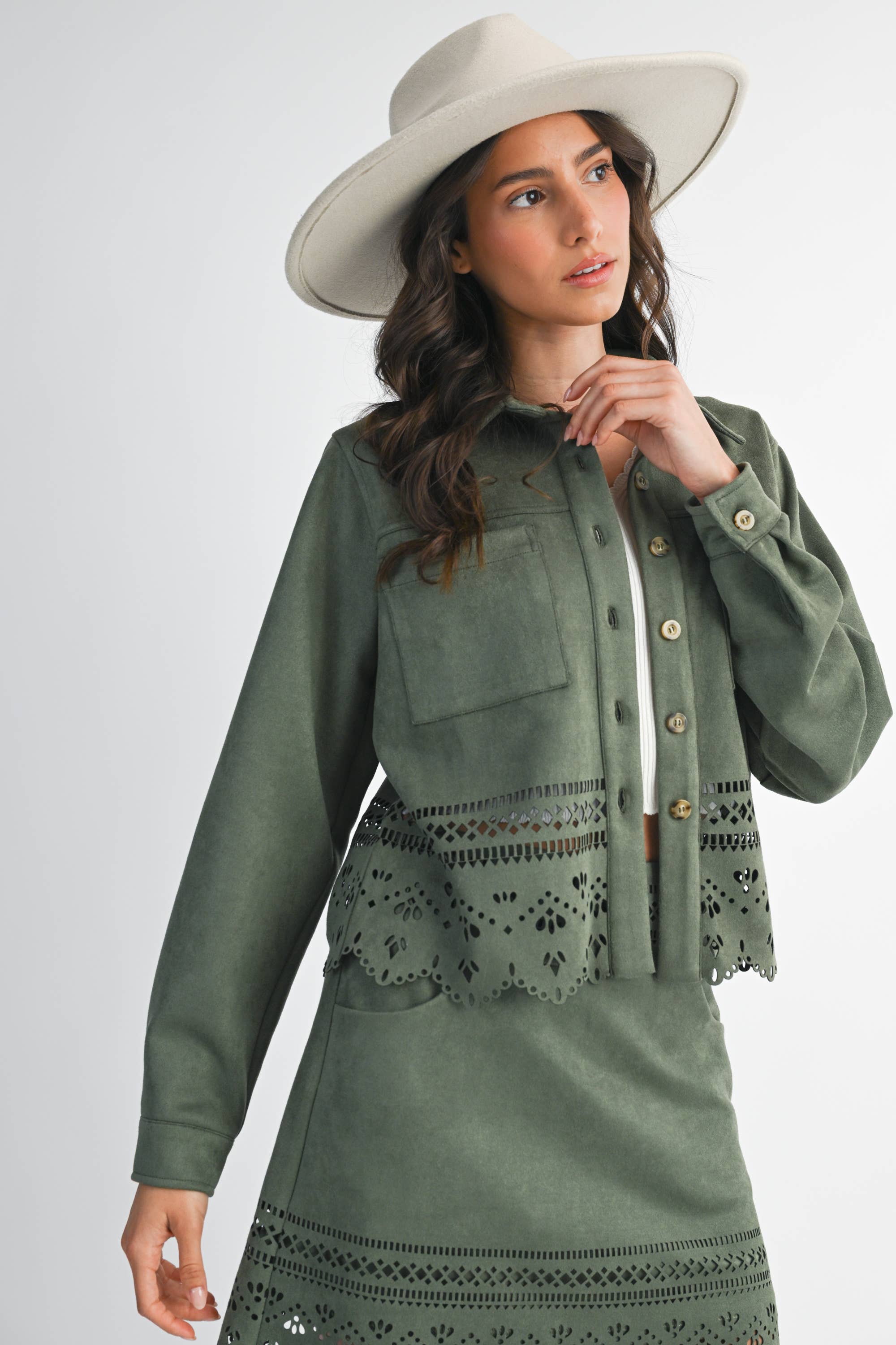 Camellia - Wholesale Jacket - Women's - LASERCUT DETAILING JACKET18