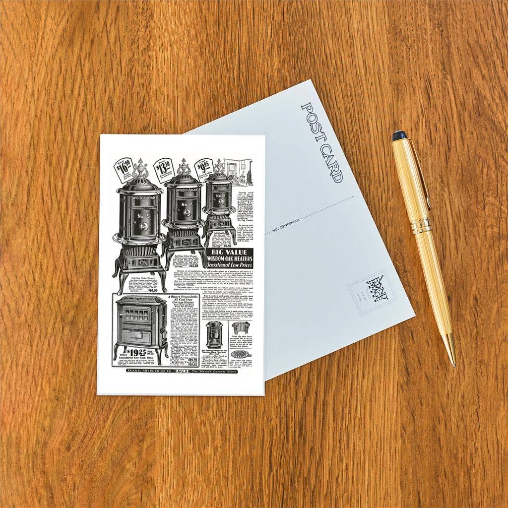 Found Image Press - Wholesale Postcard - Postcard AC-430 Wood-Burning Stoves1