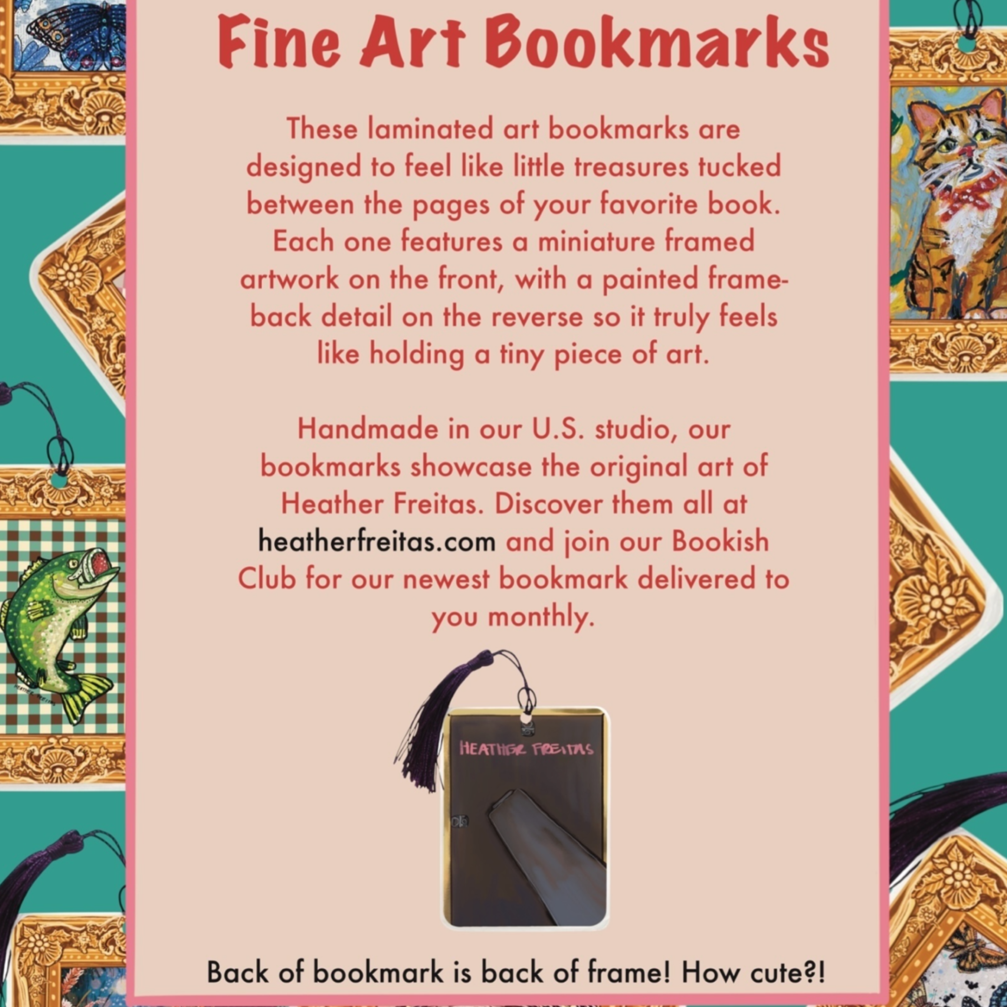 Heather Freitas - Wholesale Bookmark - Seeing Stars Fine Art Painting Bookmark6