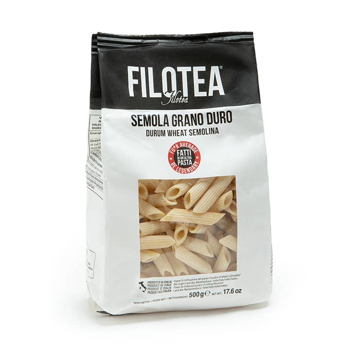 Filotea - Wholesale Pasta - Filotea • Penne Rigate Durum Wheat Semolina Pasta 500g0