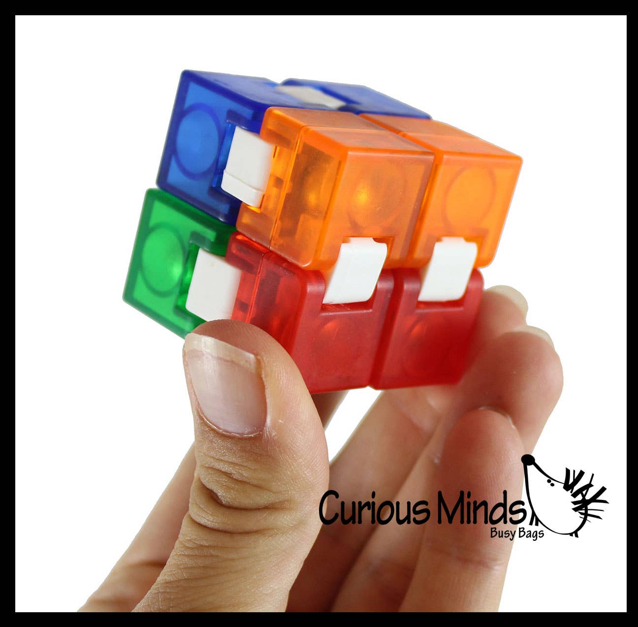 Curious Minds Toys - Wholesale Fidget Toy - Kids - 1 Heavy Infinity Cube - Magic Endless Folding Fidget Toy -7