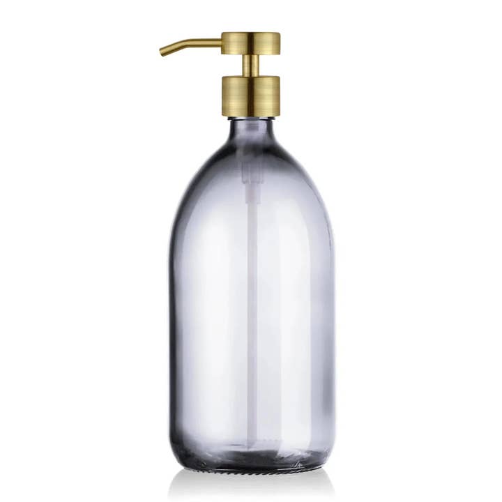 Little Pots - Wholesale Soap Dispenser - Clear glass soap dispenser – Stainless steel pump12