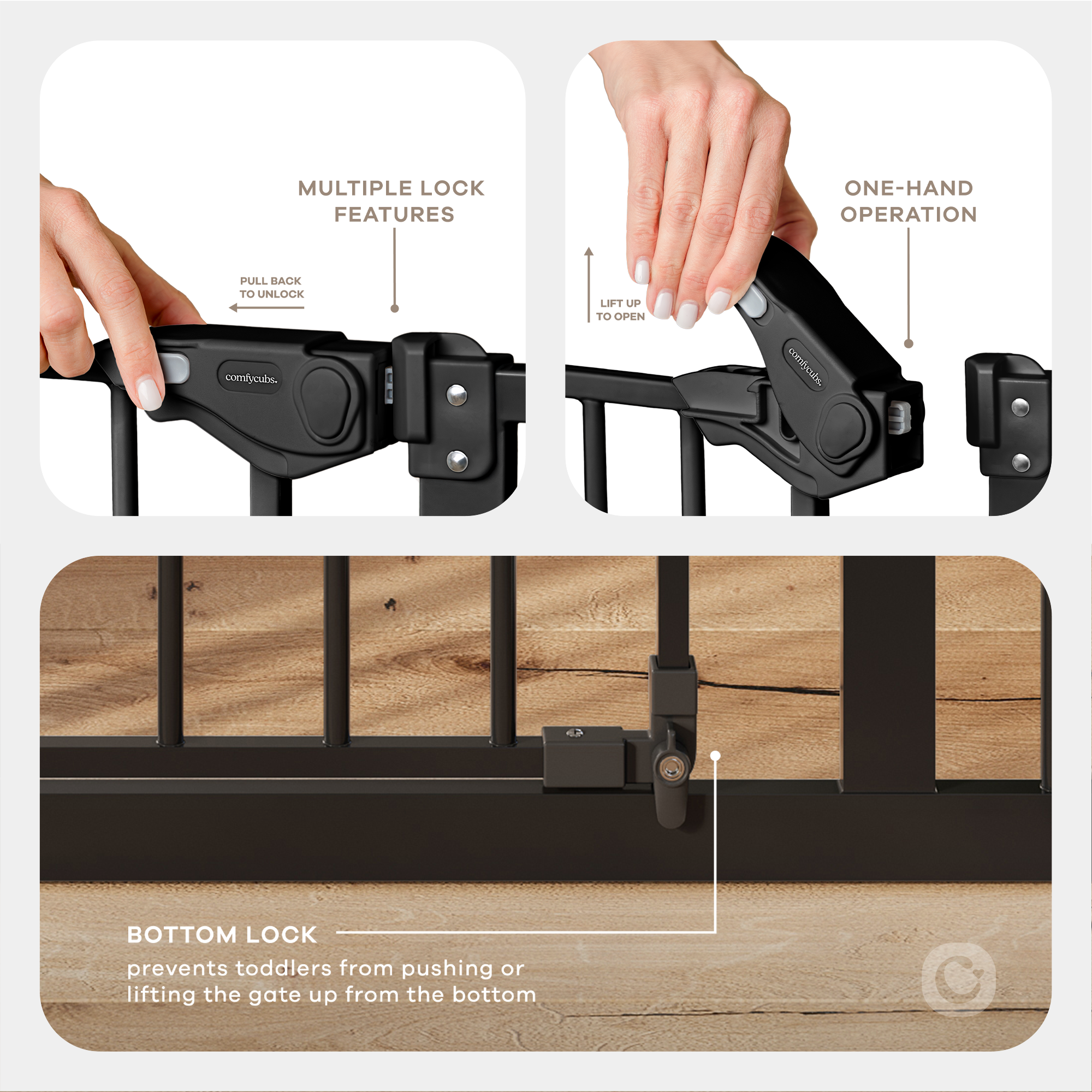 Comfy Cubs - Wholesale Pet Folding Gate - Dog - Baby Safety Gate by Comfy Cubs32