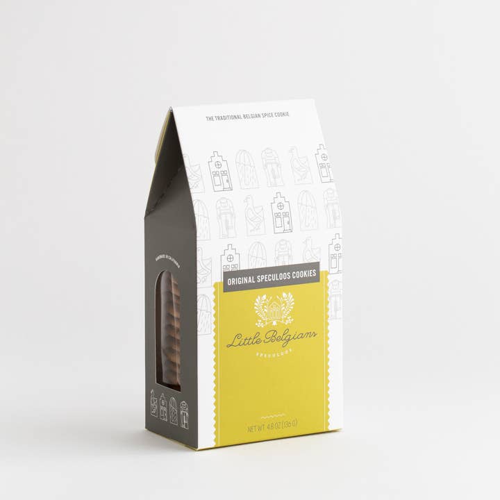 Little Belgians - Wholesale Cookie - 16-CT ORIGINAL SPECULOOS- GABLED NEW 4ct CASE