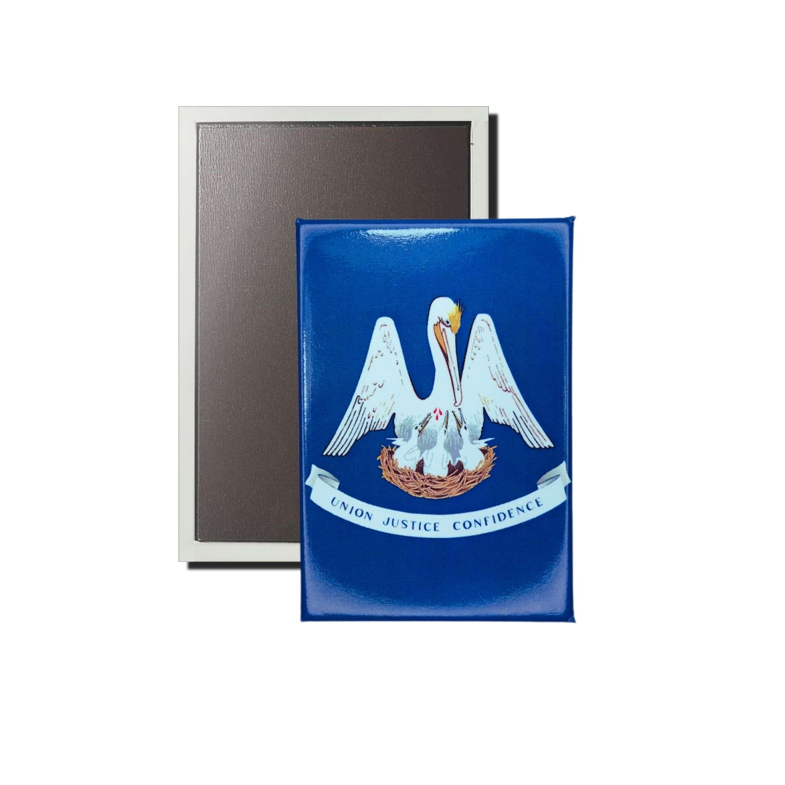 Astur Pins - Wholesale Magnet - Vertical Magnet - Louisiana State Flag - USA0