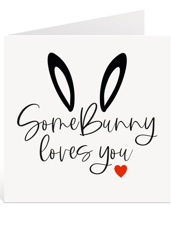 Somebunny Loves You Easter Card for wholesale by Creationery