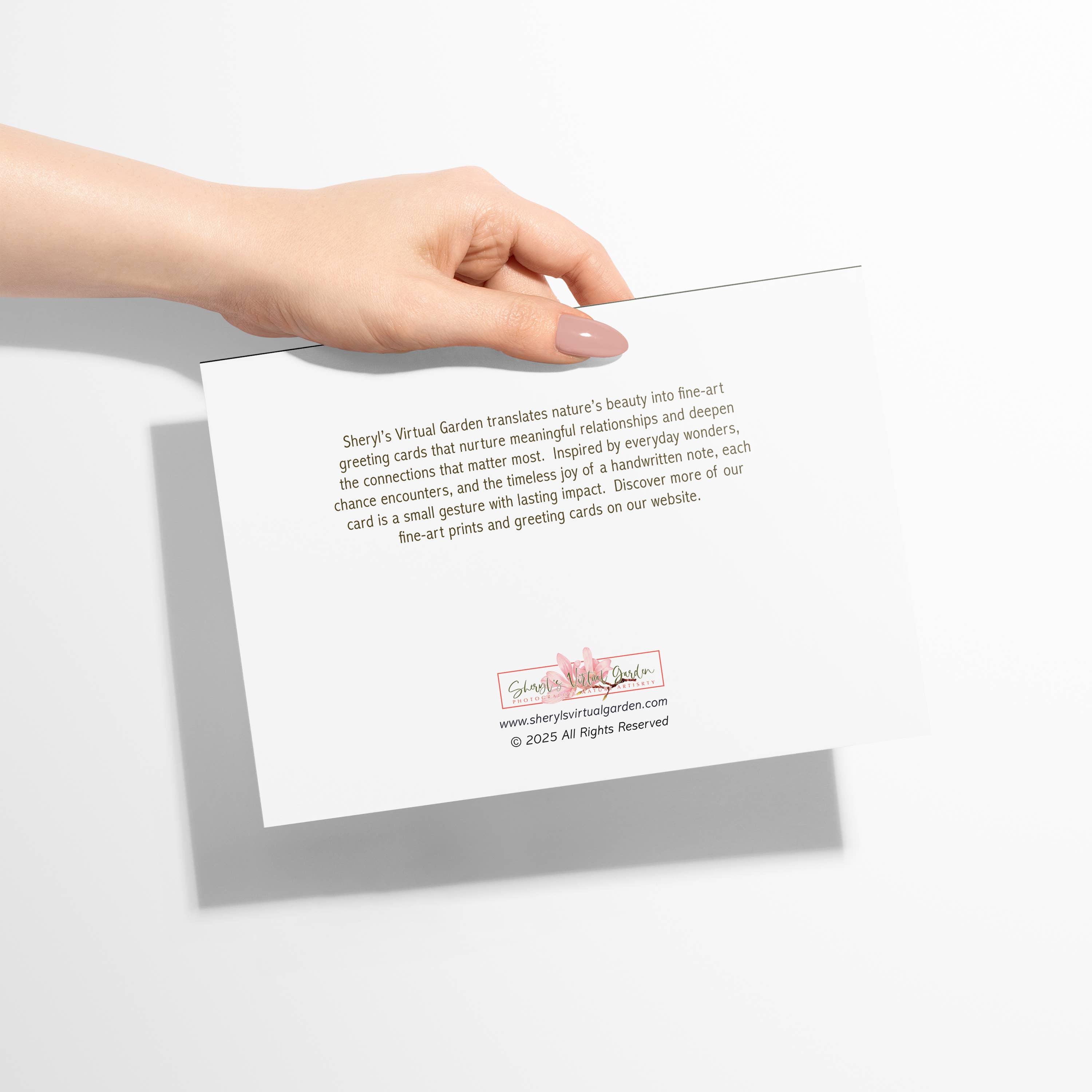 Sheryl’s Virtual Garden - Wholesale Everyday Greeting Card - Golden State Poppy Single 5x7 Yellow Flower Greeting Card2