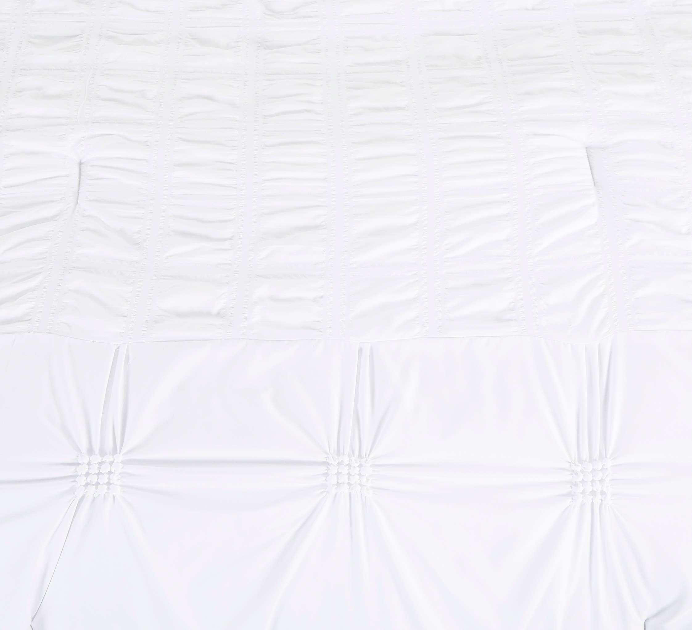JML - Wholesale Bedding Set - 7 Pieces Comforter Set Bed in A Bag (White)4