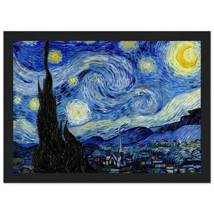 Art-O-Rama Shop – Engroshandel Plakat – Van Gogh - Stjernenatten, 1889 Kunstplakat