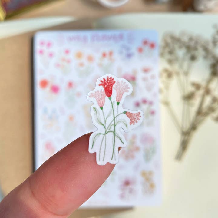 Lettoon - Wholesale Sticker - Sticker Sheet - Wild Flower2