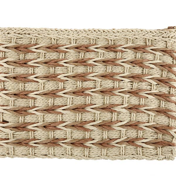 Ladies Straw Pattern Designed Hand Bag for wholesale by Nima Accessories Inc