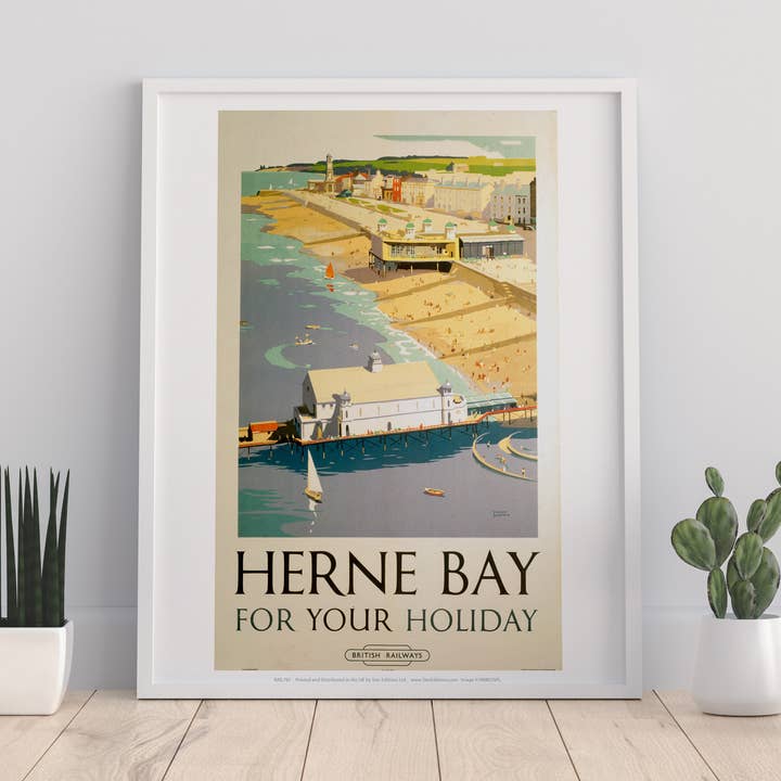 Herne Bay til din ferie - 11X14“ Premium kunsttryk for engroshandel hos Star Editions