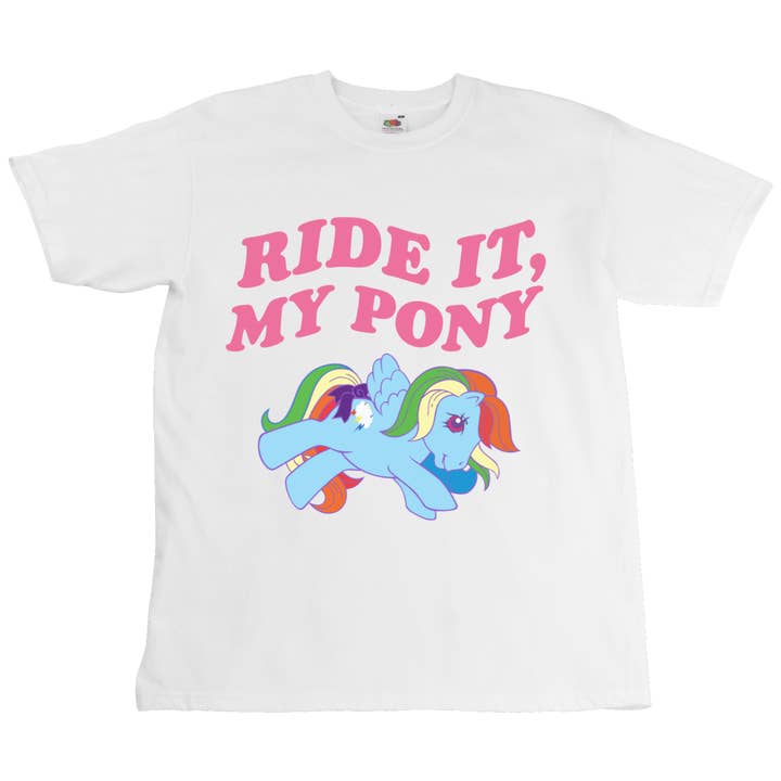 My Little Pony x Ride it T-shirt unisex med digitaltryk for engroshandel hos Roukeys