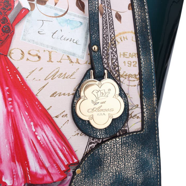 Brangio (Italy) Company Inc. - Wholesale Tote Bag - Women's - Arosa Lady Luck Vintage Scratch & Stain Resistant Tote Bag