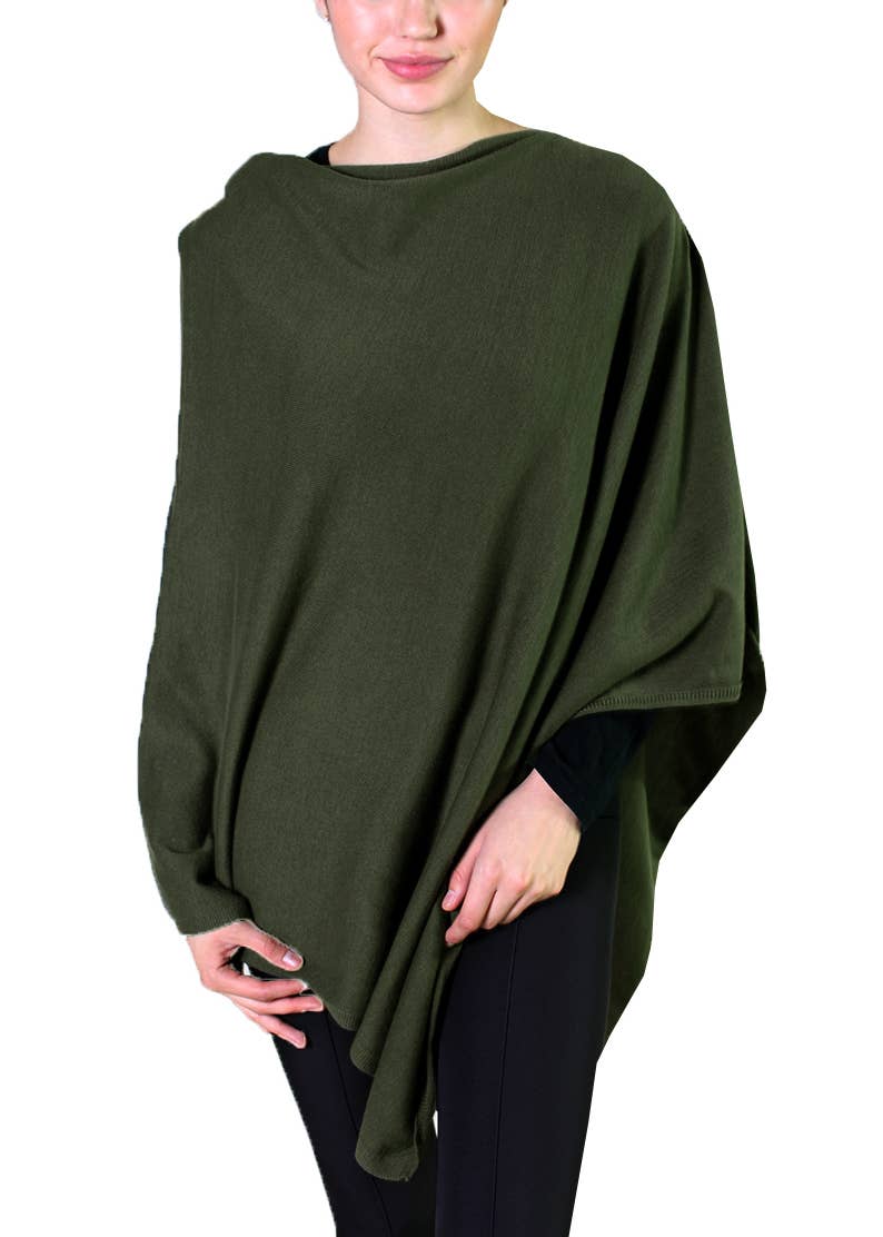 Viverano Organics - Wholesale Poncho - Women's - Women's Eco-Chic Poncho Sweater Knit Pullover (Organic)27