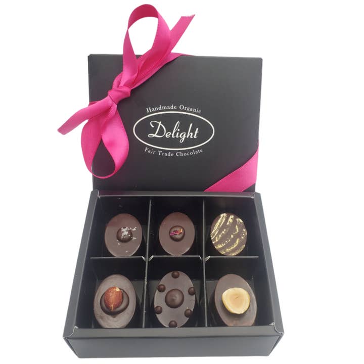 VEGAN VALENTINE'S DAY BOX OF CHOCOLATES for wholesale by Delightchocolate