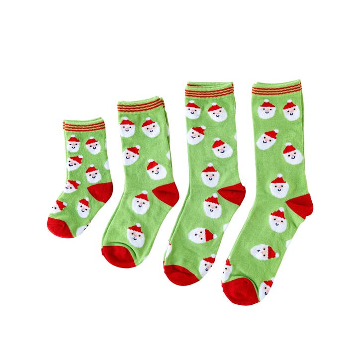 My Mind’s Eye - Wholesale Socks - Unisex - WHM1053 - Whimsy Santa Scatter Santa Socks3